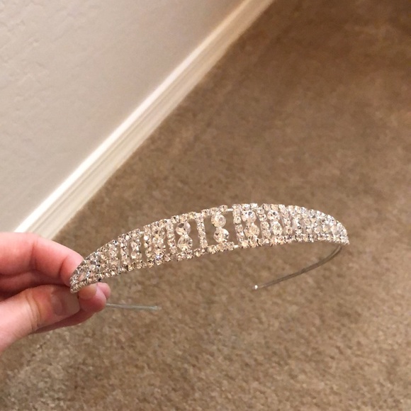 Juniors girls Jeweled head band and necklace - Picture 2 of 3